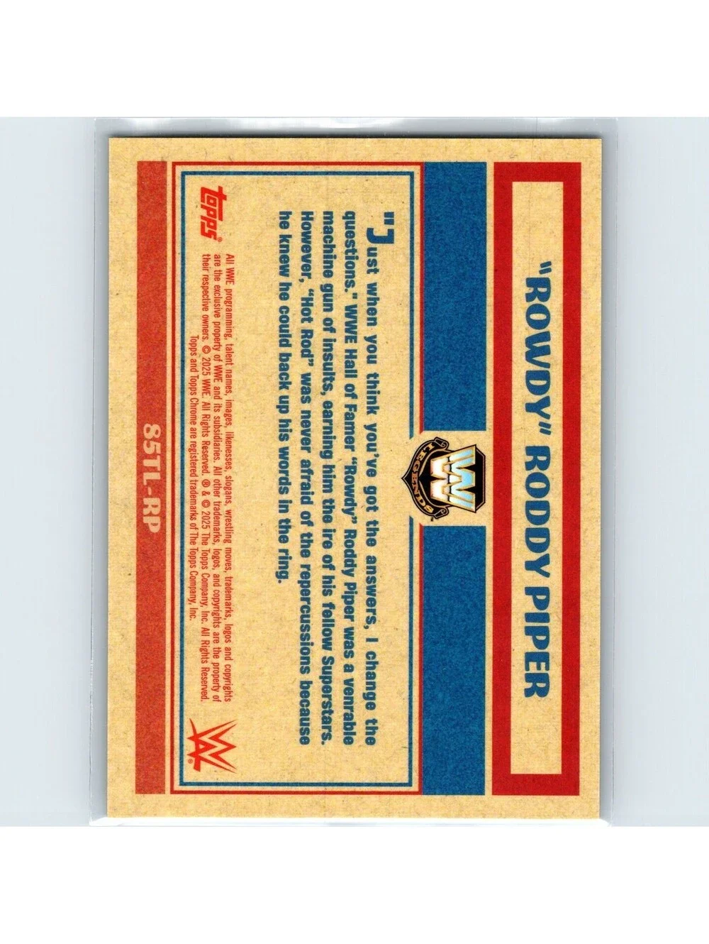2025 Topps Chrome WWE - 